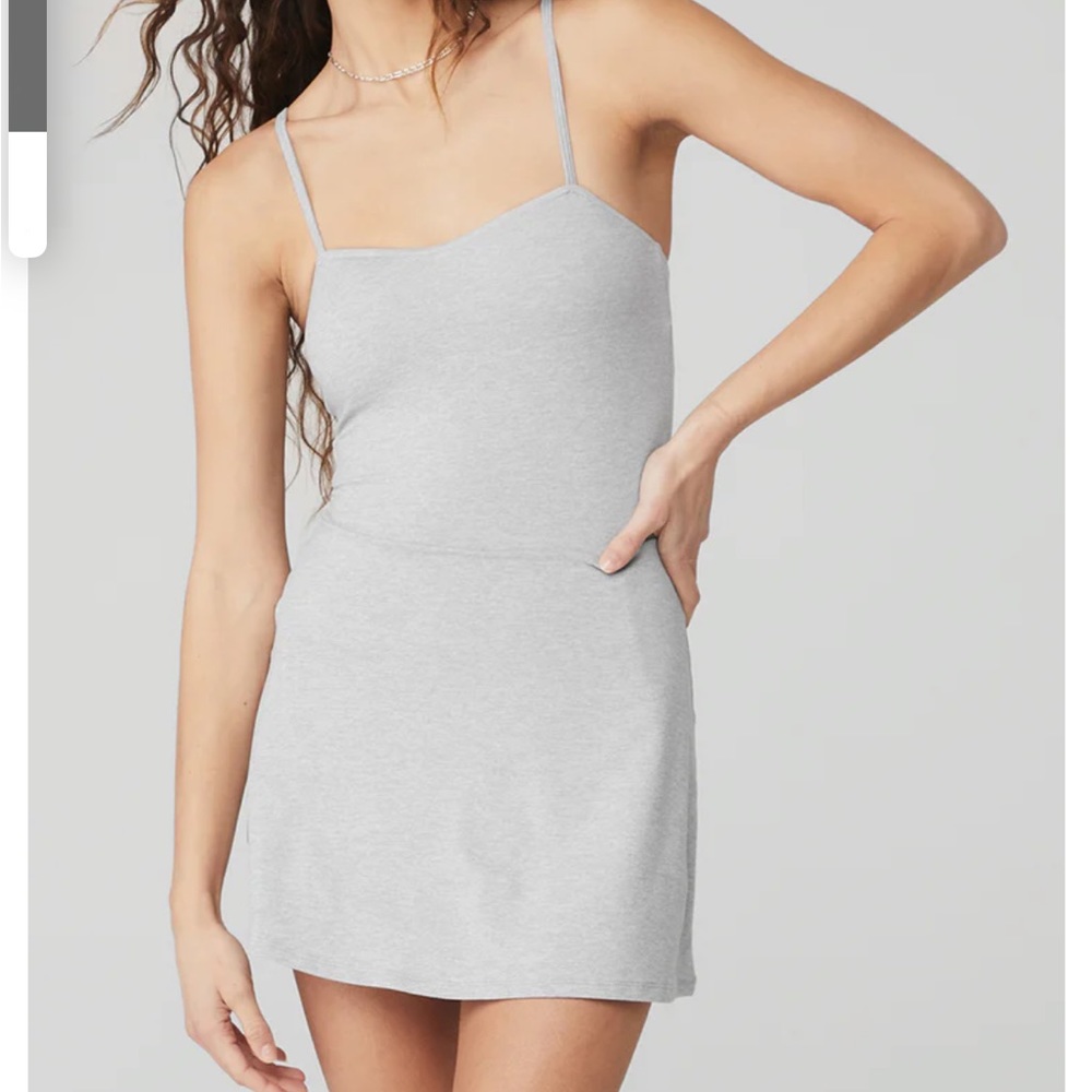 Alo Heather Gray Exercise Dress